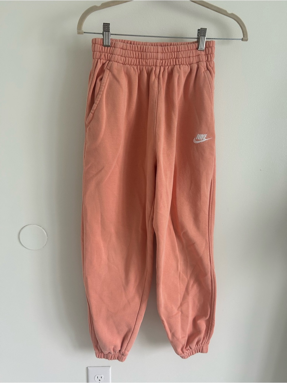 Nike Kids Coral/Peach Jogger Sweatpants